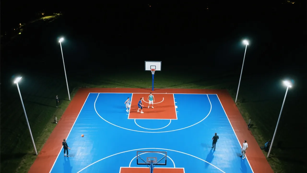 3x3篮球赛场示意图